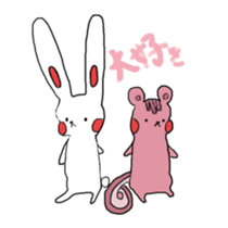 Rabbit&Squirrel sticker #2368640