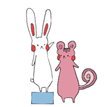 Rabbit&Squirrel sticker #2368678