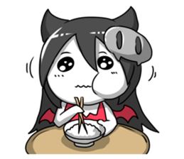 Devil girl sticker #2368888