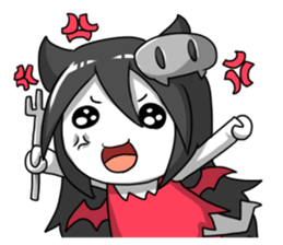 Devil girl sticker #2368891