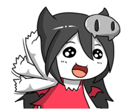 Devil girl sticker #2368893