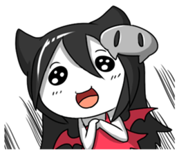 Devil girl sticker #2368898