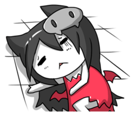 Devil girl sticker #2368900