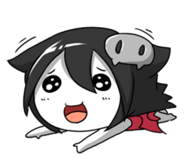 Devil girl sticker #2368904