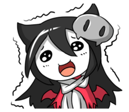 Devil girl sticker #2368905