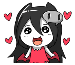 Devil girl sticker #2368909