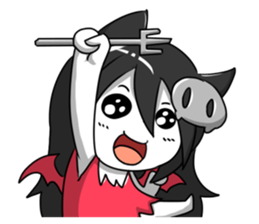 Devil girl sticker #2368912