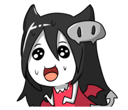 Devil girl sticker #2368917