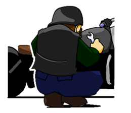 American chopper rider sticker #2369208