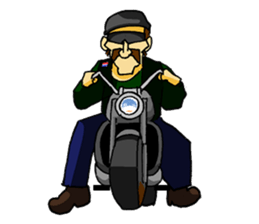 American chopper rider sticker #2369213