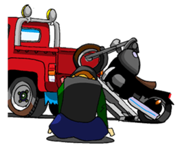 American chopper rider sticker #2369232