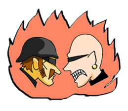 American chopper rider sticker #2369238