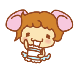 Flap girl Flappy sticker #2369431