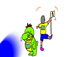 run run runtakun and friends 3 sticker #2369672