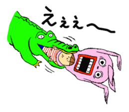 Rabbit head sticker sticker #2370162