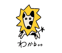 Bull Terrier and Dalmatian sticker #2370577