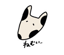 Bull Terrier and Dalmatian sticker #2370580