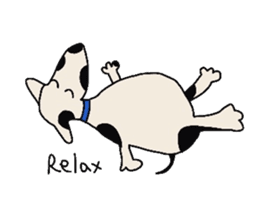 Bull Terrier and Dalmatian sticker #2370594