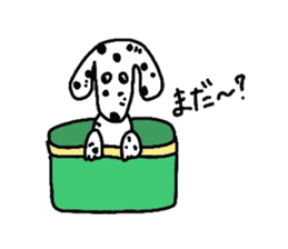 Bull Terrier and Dalmatian sticker #2370598