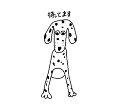 Bull Terrier and Dalmatian sticker #2370606