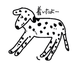 Bull Terrier and Dalmatian sticker #2370613