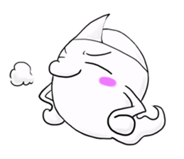 expressive ghost sticker #2371004