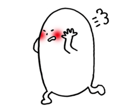 White thing in a hall sticker #2371070