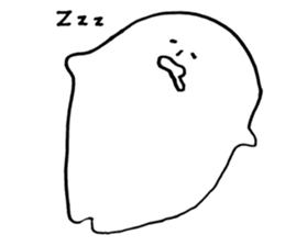 White thing in a hall sticker #2371092