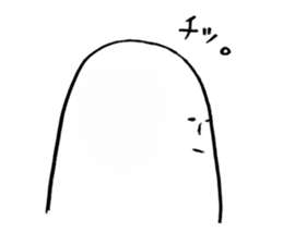 White thing in a hall sticker #2371095