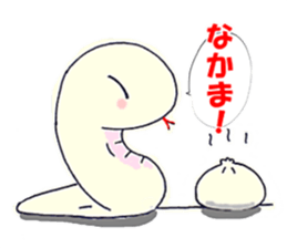 Luck money White snake ! sticker #2371168