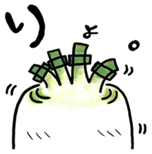 Daikon Ashi-san(fat legged girl) sticker #2371219