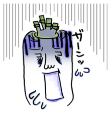 Daikon Ashi-san(fat legged girl) sticker #2371225