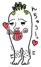 Daikon Ashi-san(fat legged girl) sticker #2371231