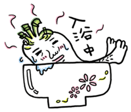 Daikon Ashi-san(fat legged girl) sticker #2371236