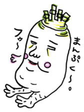 Daikon Ashi-san(fat legged girl) sticker #2371238