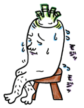 Daikon Ashi-san(fat legged girl) sticker #2371246