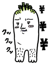 Daikon Ashi-san(fat legged girl) sticker #2371254