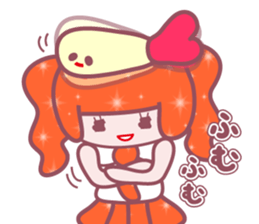 so cute high school girl sticker sticker #2372219