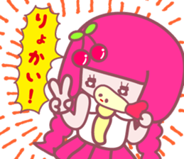 so cute high school girl sticker sticker #2372220