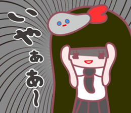 so cute high school girl sticker sticker #2372221