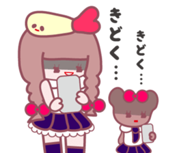 so cute high school girl sticker sticker #2372222