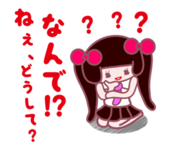 so cute high school girl sticker sticker #2372232