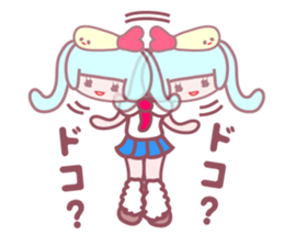 so cute high school girl sticker sticker #2372236