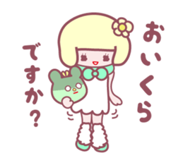 so cute high school girl sticker sticker #2372237