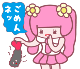 so cute high school girl sticker sticker #2372252