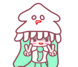 so cute high school girl sticker sticker #2372253