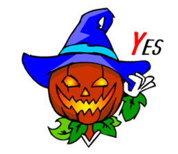 Halloween Scary Helloween Pumpkin Head sticker #2372941