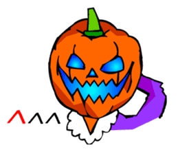 Halloween Scary Helloween Pumpkin Head sticker #2372943