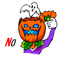Halloween Scary Helloween Pumpkin Head sticker #2372944