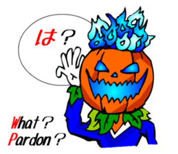 Halloween Scary Helloween Pumpkin Head sticker #2372945